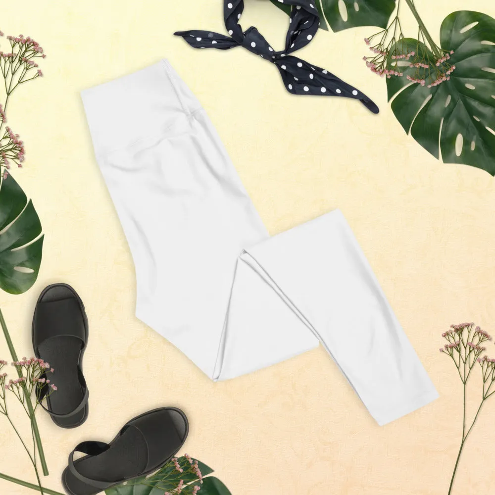 Dog Paw Trace Yoga Leggings (one side)