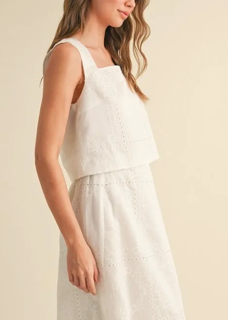 Elan Eyelet Top