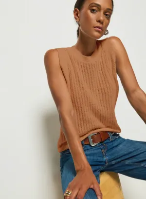Elliana Pullover Vest Praline