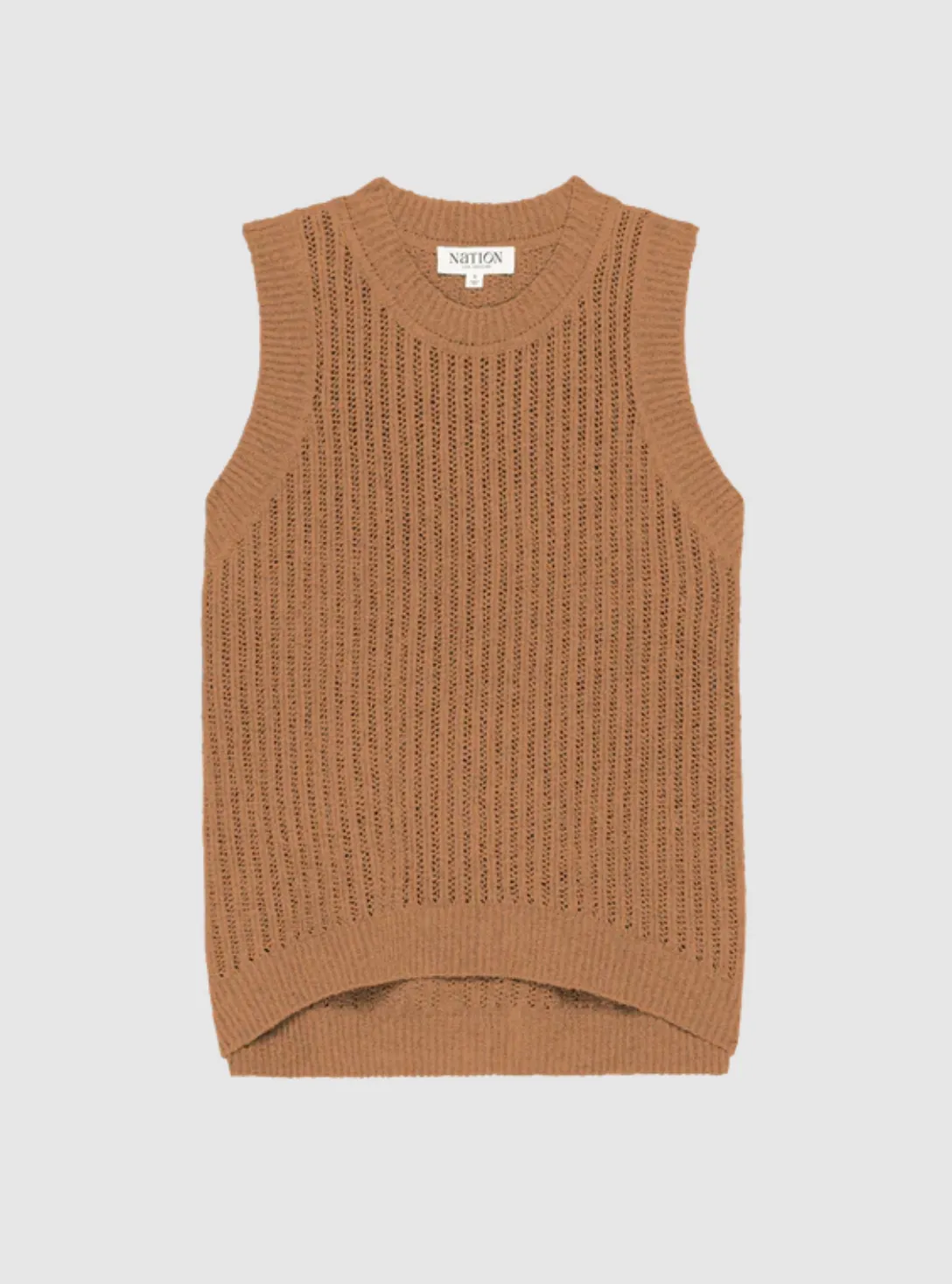 Elliana Pullover Vest Praline