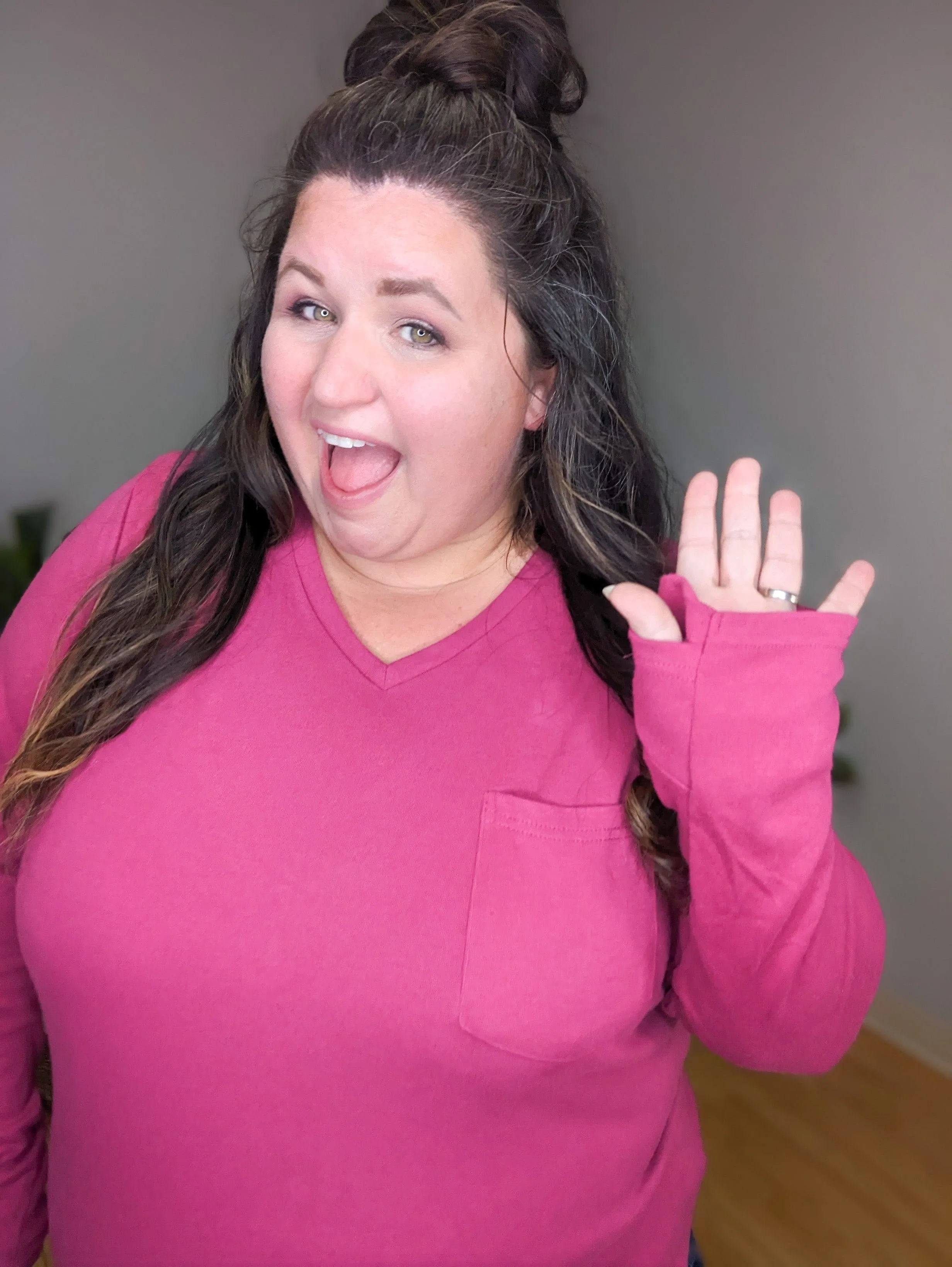Elliot Premium Long Sleeve Layering Tee w/Thumbholes (Many colors!)