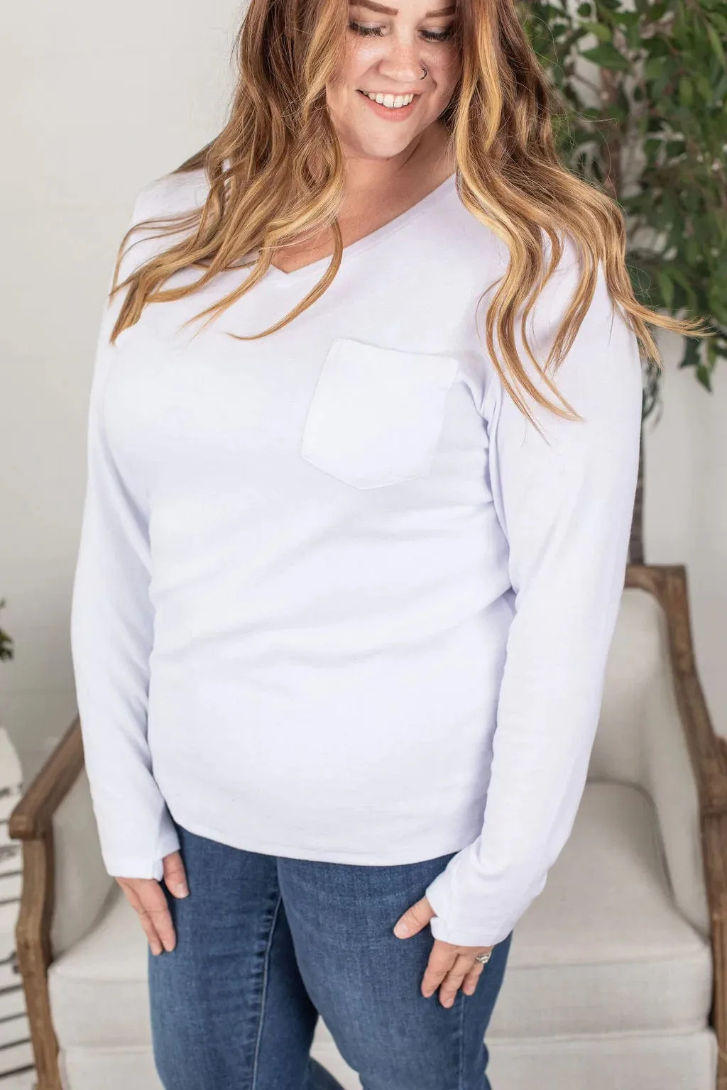 Elliot Premium Long Sleeve Layering Tee w/Thumbholes (Many colors!)