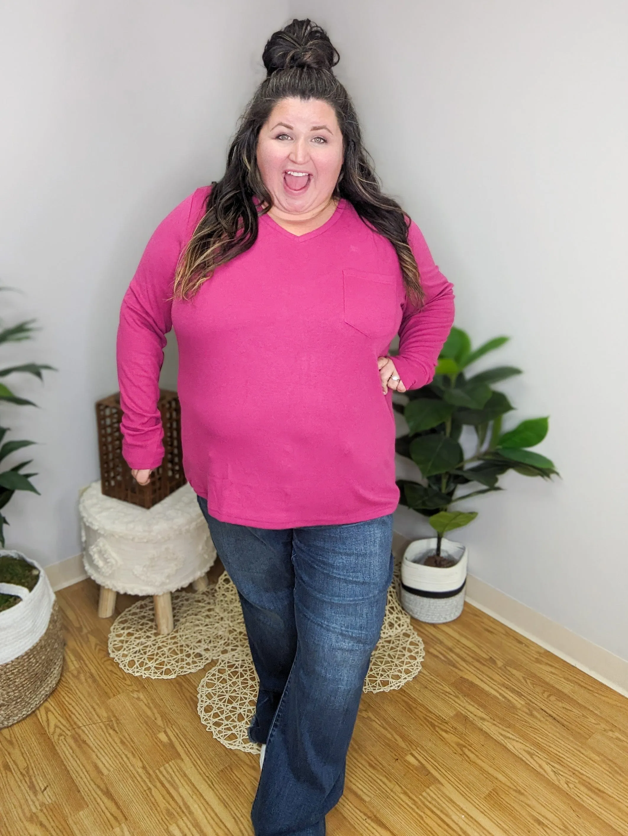 Elliot Premium Long Sleeve Layering Tee w/Thumbholes (Many colors!)