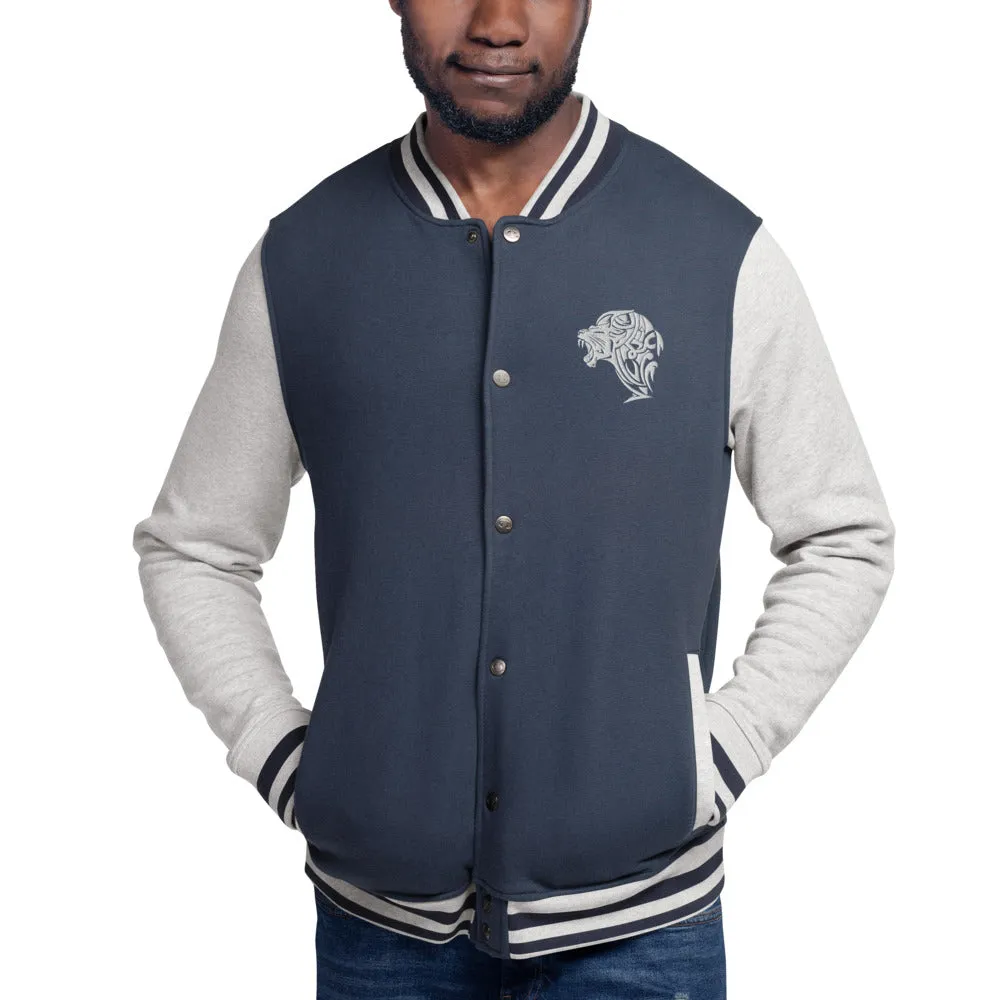 Embroidered Champion Lion Bomber Jacket