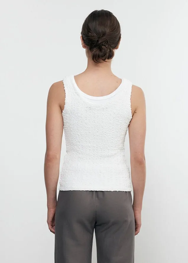 Enza Costa Puckered Tank