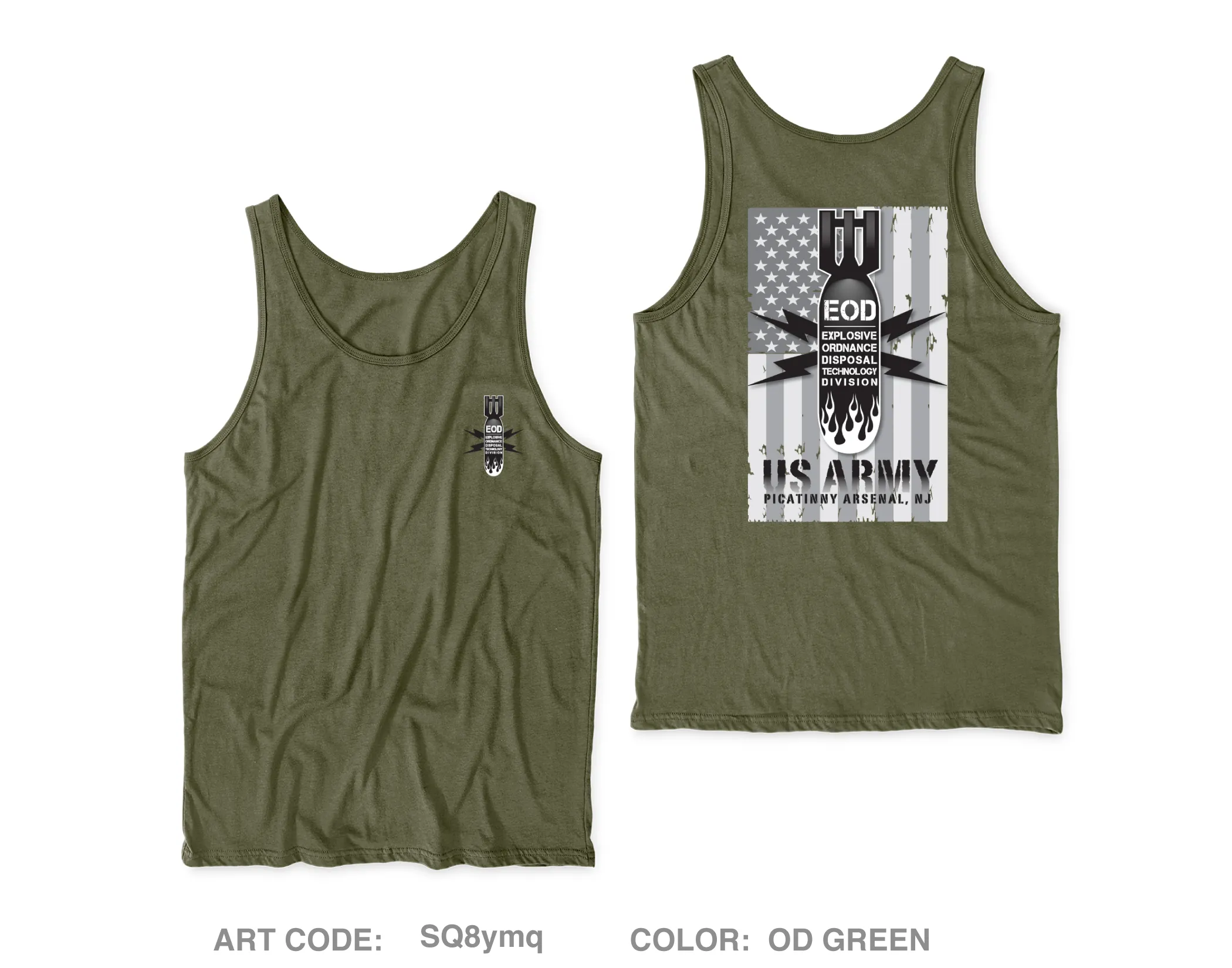 Explosive Ordnance Disposal Technology Division (EOD) Core Men's Performance Tank Top - SQ8ymq