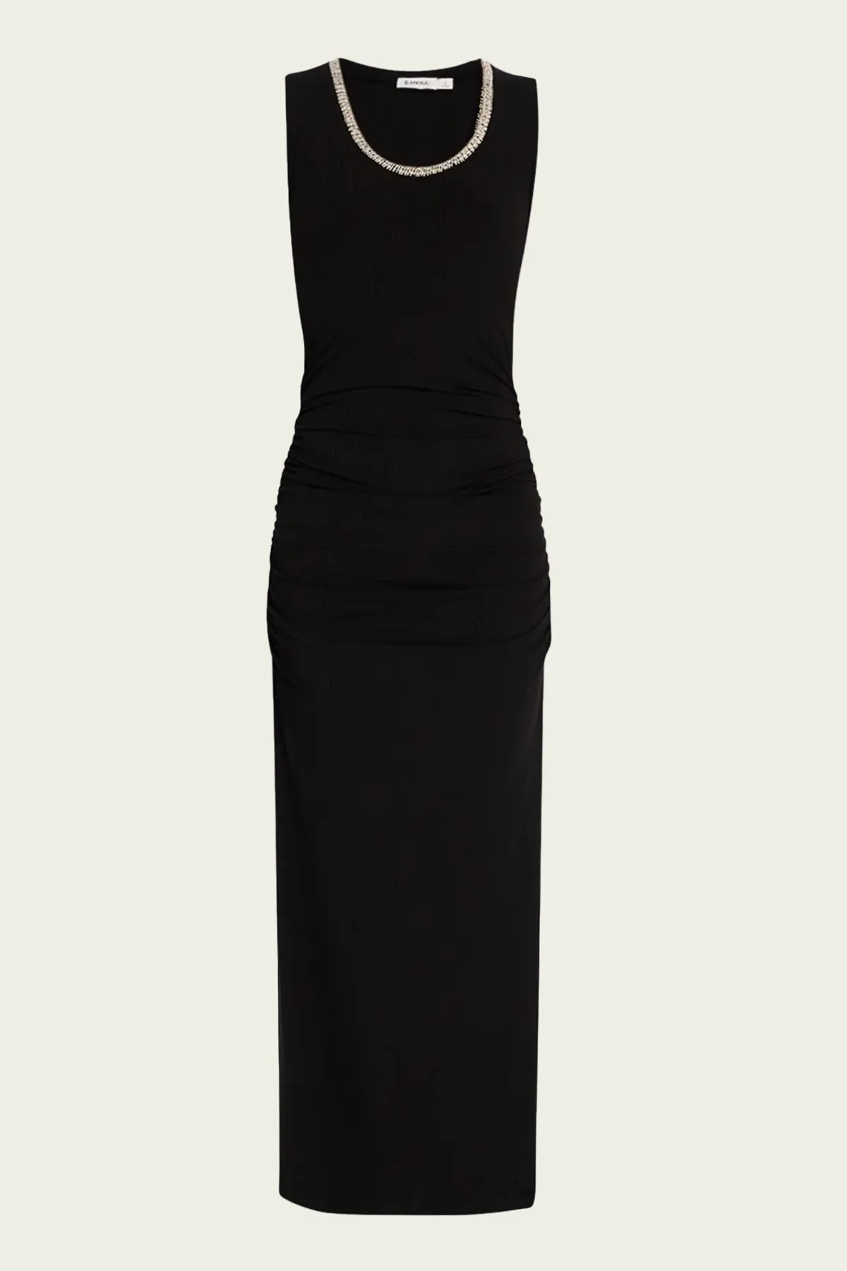 Fiamma Tank Midi Dress in Black