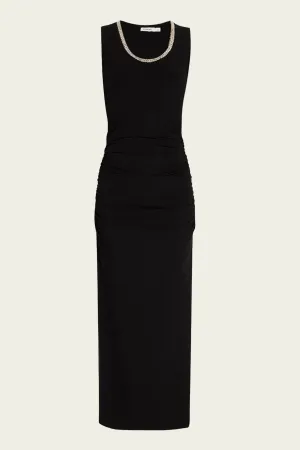 Fiamma Tank Midi Dress in Black