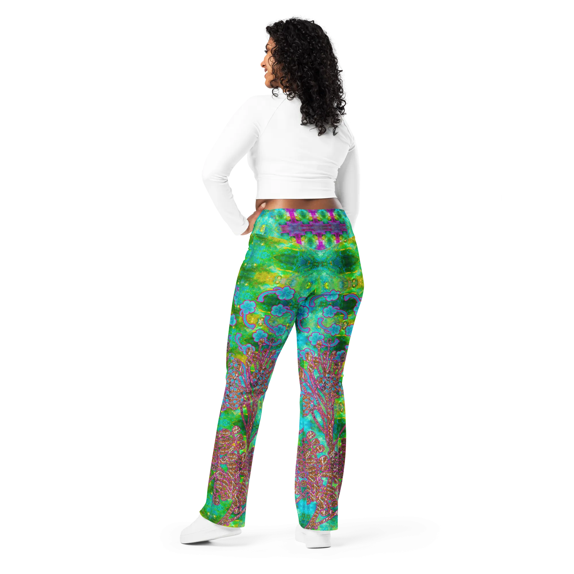 Flare Leggings (Her/Muliebris)(WindSong Flower) RJSTH@Fabric#11 RJSTHW2024 RJS