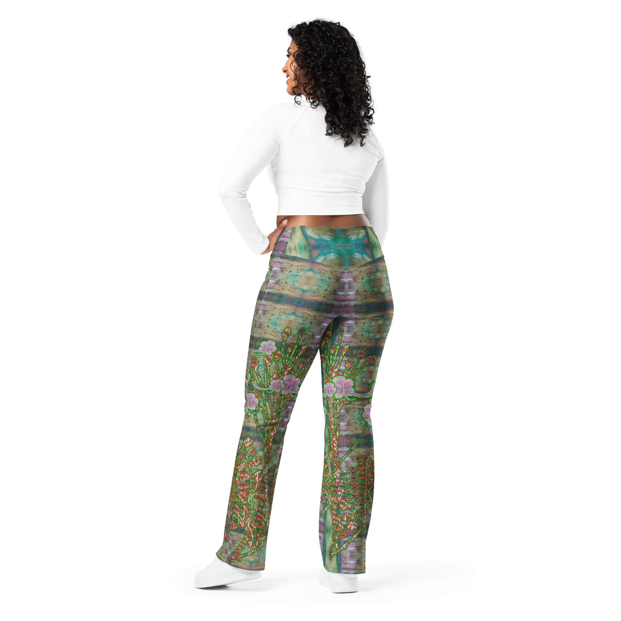 Flare Leggings (Her/Muliebris)(WindSong Flower) RJSTH@Fabric#4 RJSTHW2024 RJS