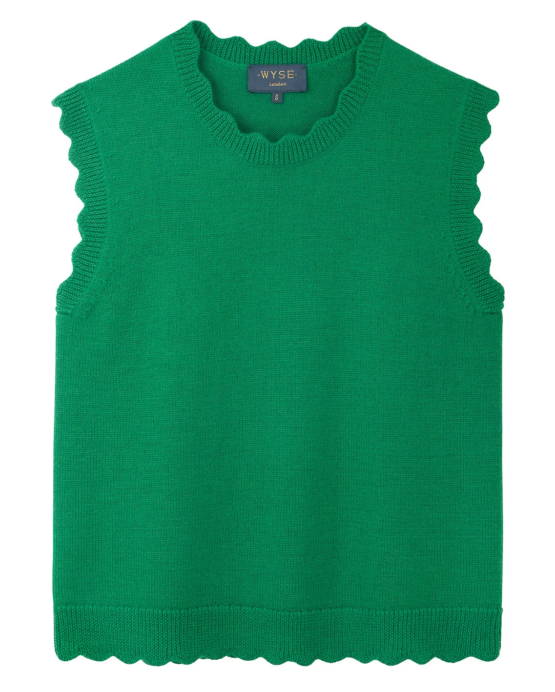 Fleurine Scallop Tank - Jade Green
