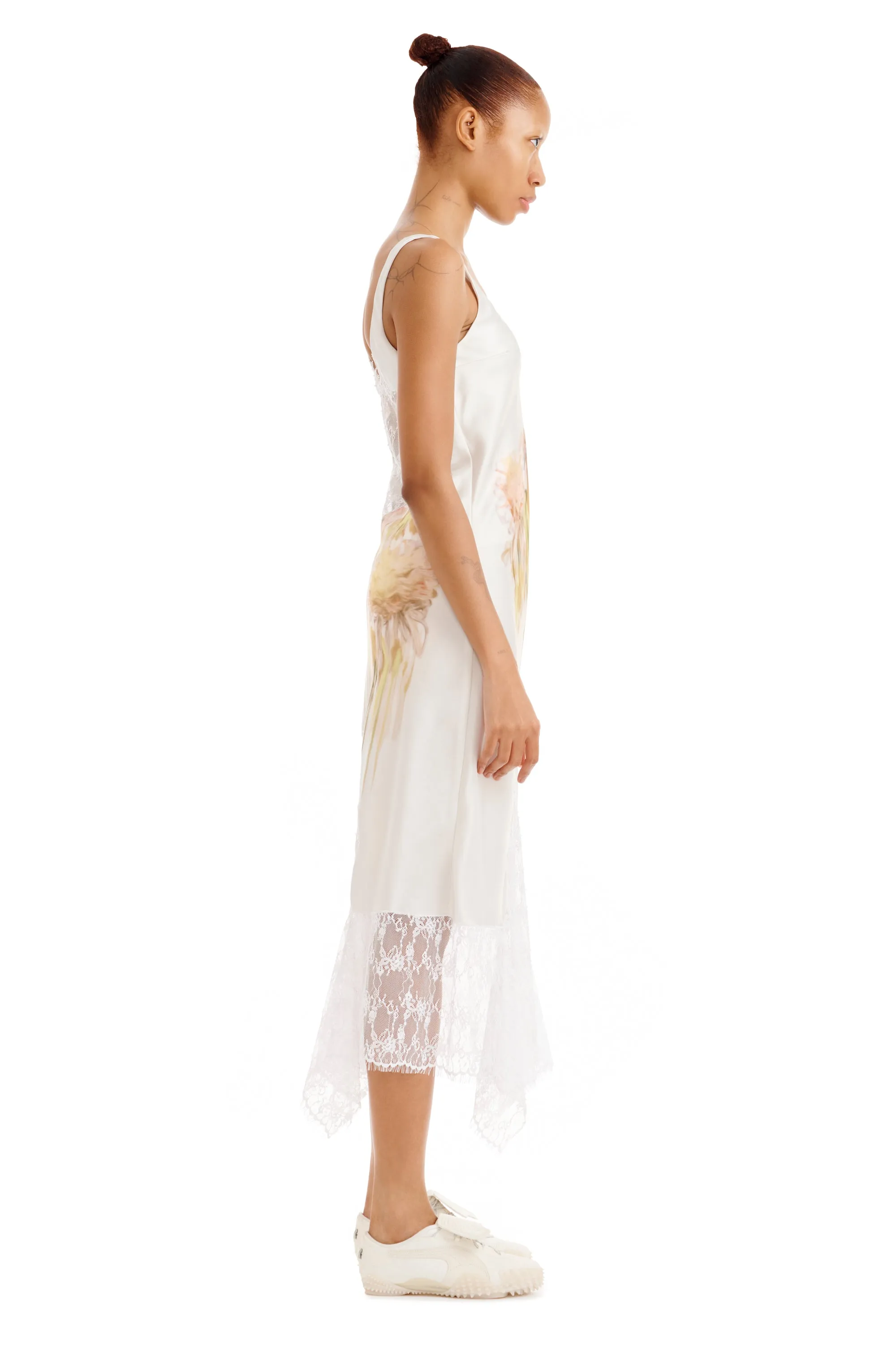 FLOWER DRIP ANEMONE DRESS