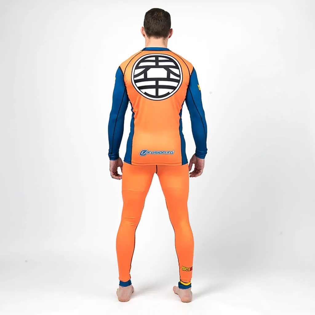 Fusion Fight Gear Dragon Ball Z Goku Mens Spats Pants Compression