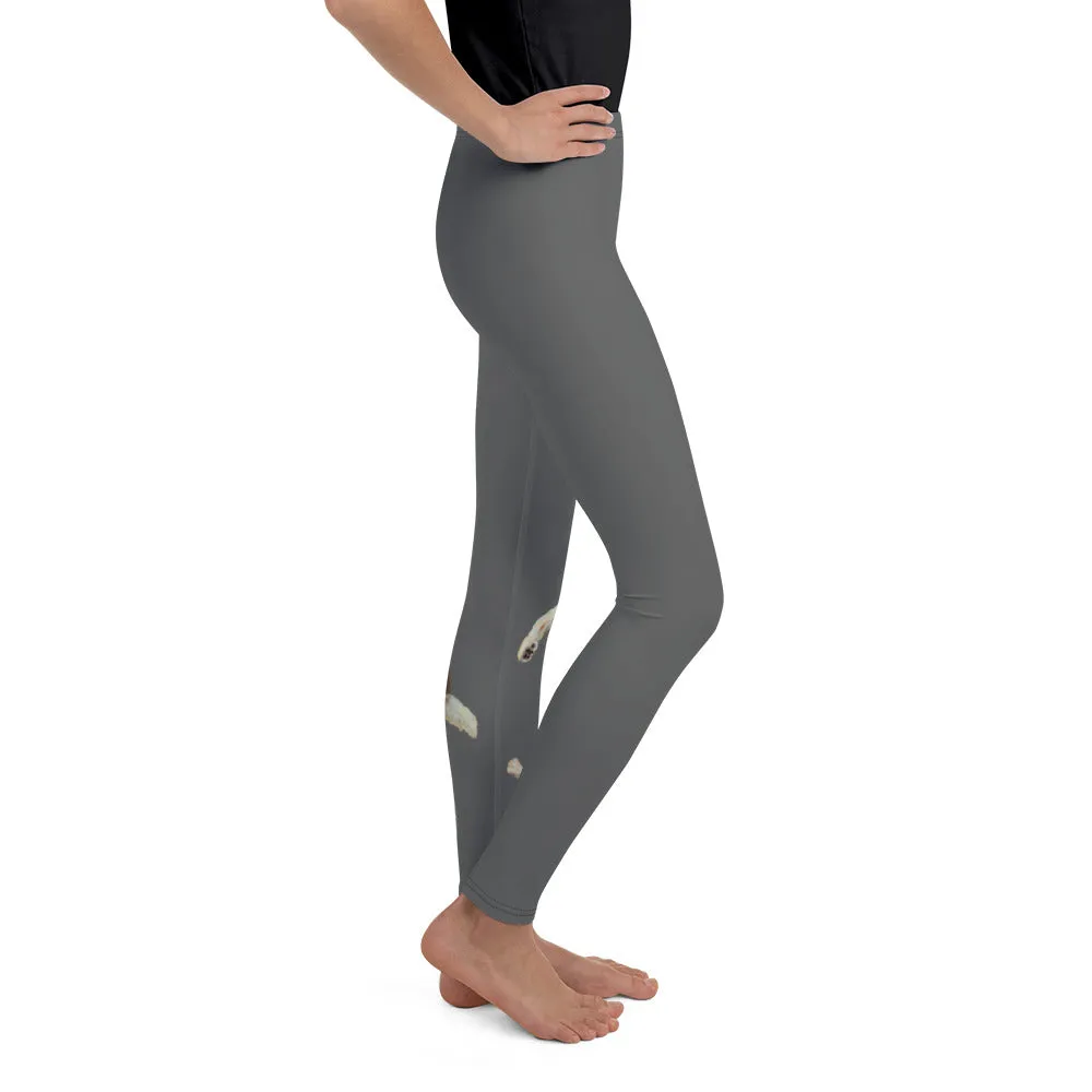 Girls Leggings in Grey "Dexter"