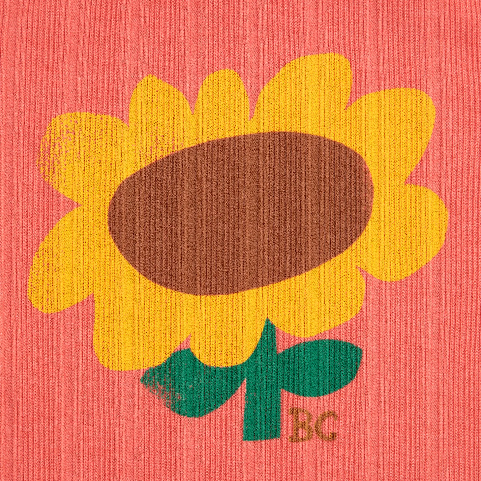 Girls Red Sunflower tank top