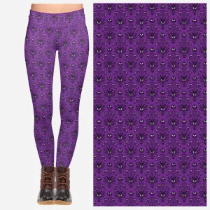 Haunted Walls Leggings -  Ready to Ship!
