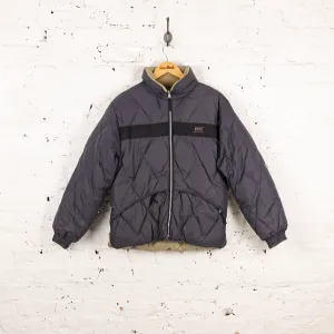 Helly Hansen 90s Quilted Puffer Jacket Coat - Grey - M