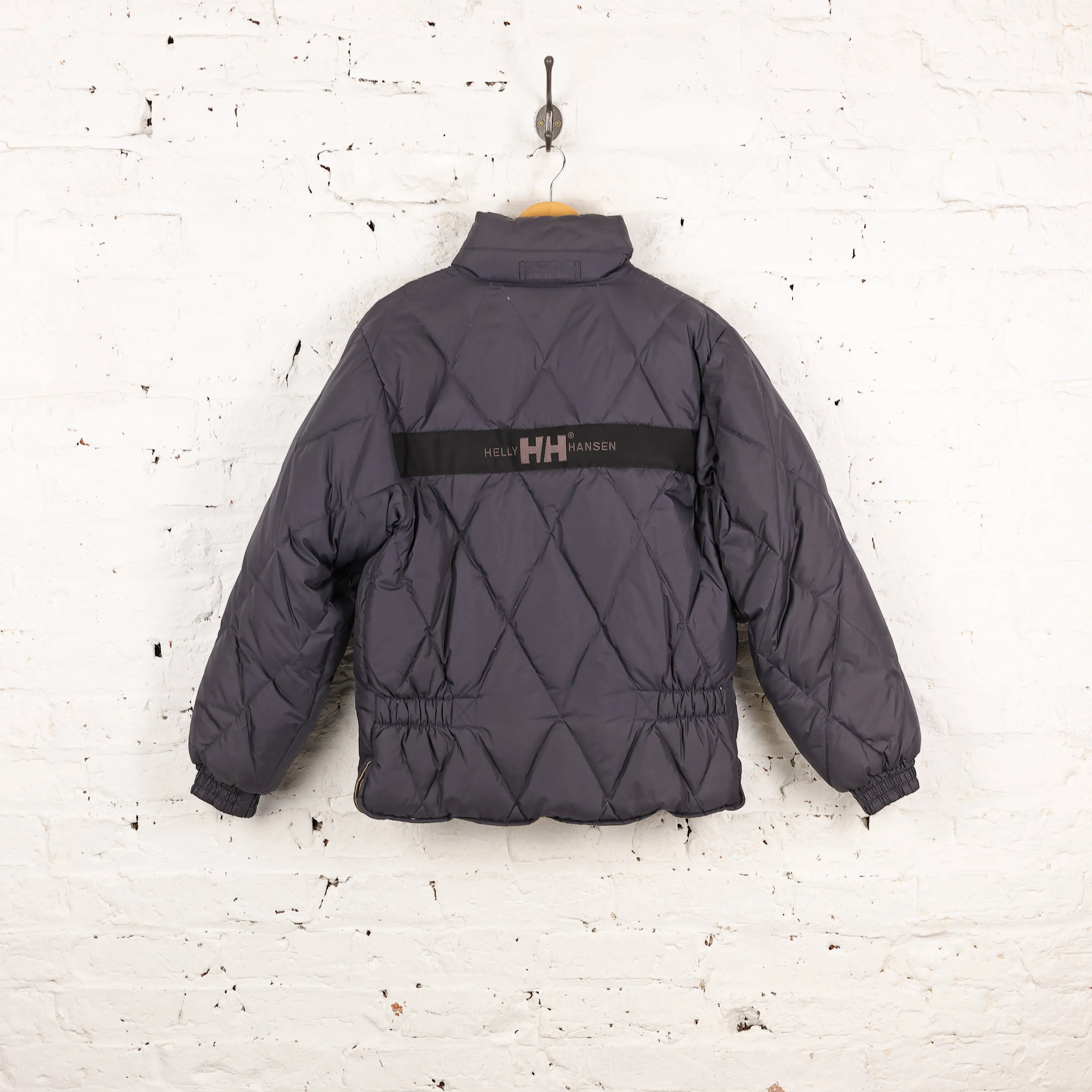Helly Hansen 90s Quilted Puffer Jacket Coat - Grey - M