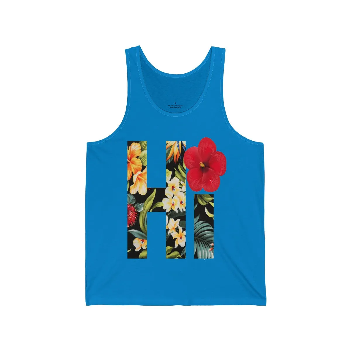 Hi Floral Jersey Tank