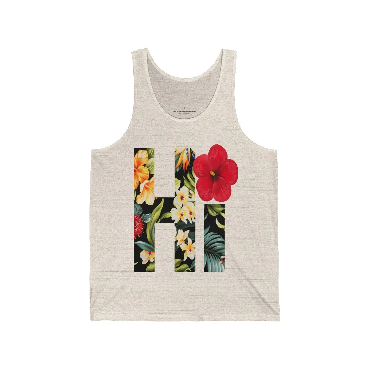 Hi Floral Jersey Tank