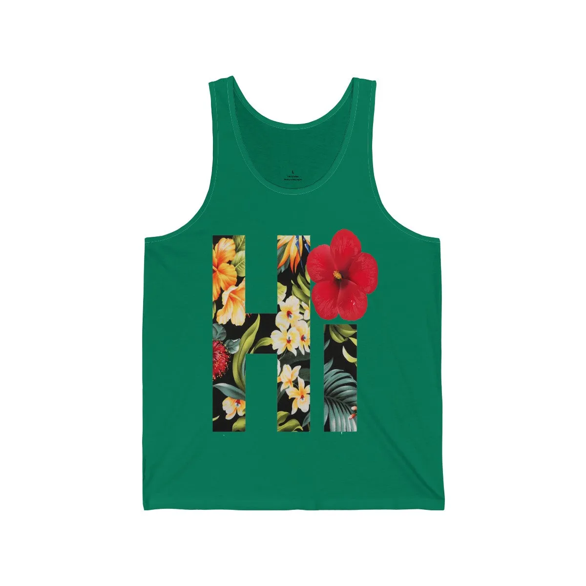 Hi Floral Jersey Tank