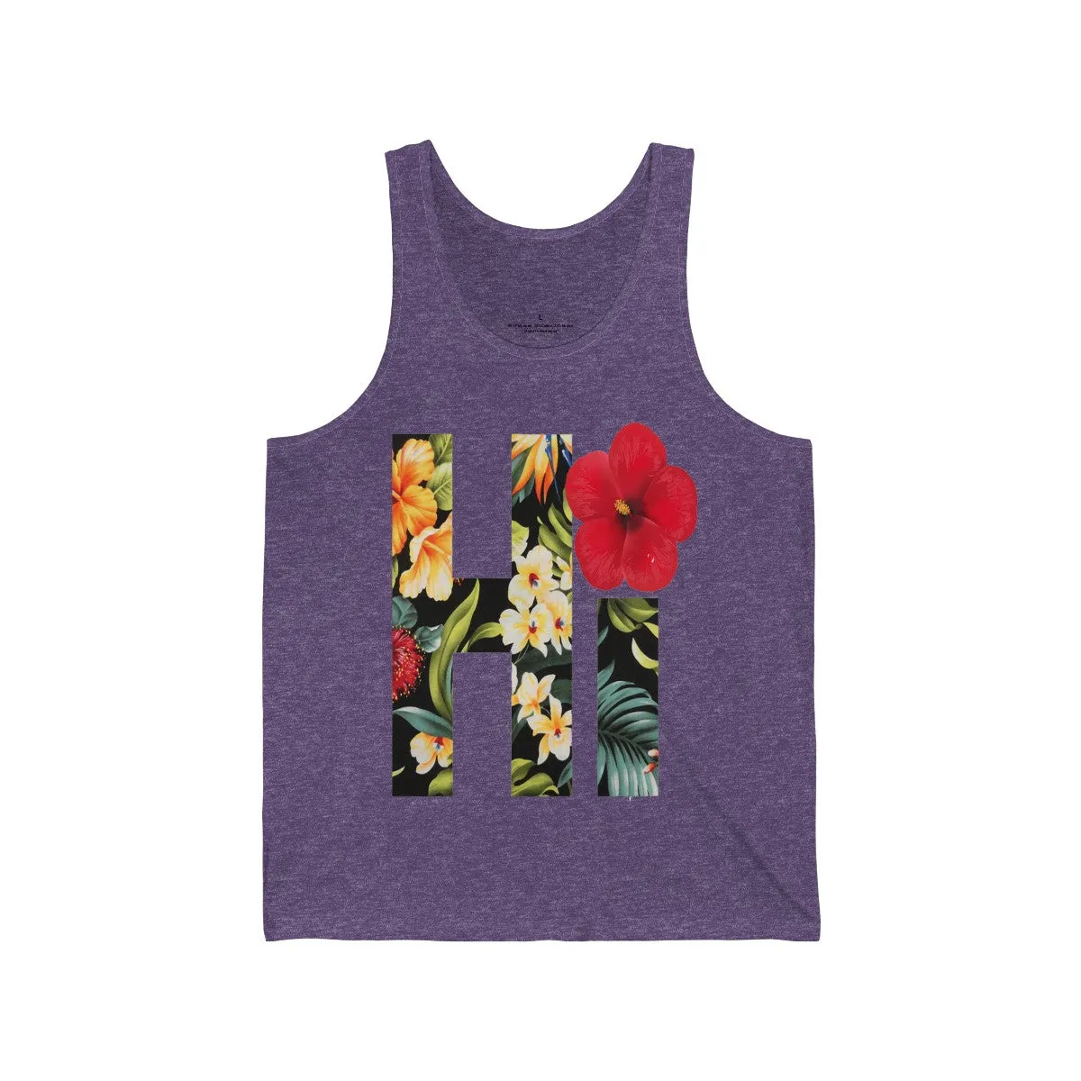 Hi Floral Jersey Tank