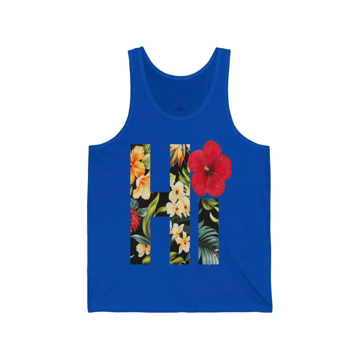 Hi Floral Jersey Tank