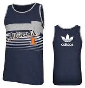 Illinois Fighting Illini Adidas Men's Pocket Tank Top