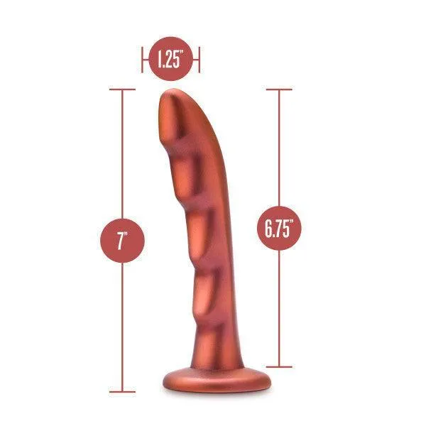 Jealousy 7 Inch Rippled Silicone Dildo