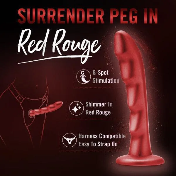 Jealousy 7 Inch Rippled Silicone Dildo
