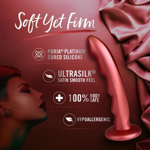 Jealousy 7 Inch Rippled Silicone Dildo