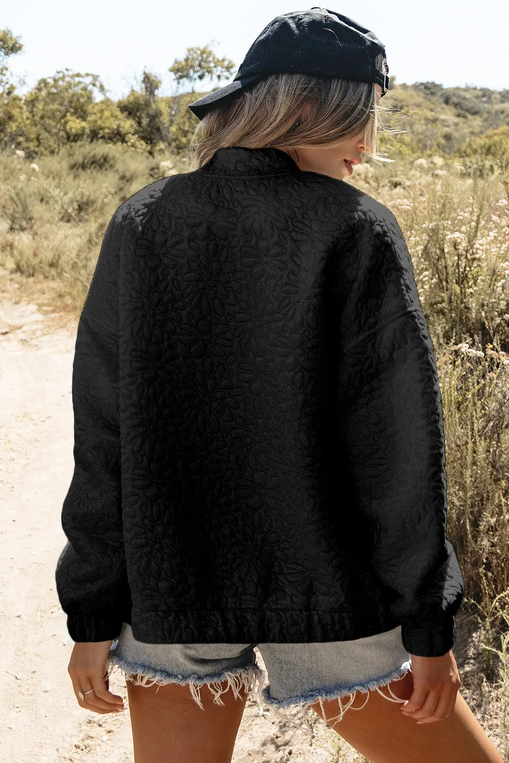 KaleaBoutique Floral Quilted Jacket
