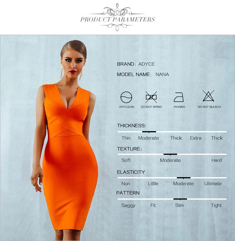 Kelly Kline Knitted Evening Bandage Dress