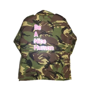Kids Camo Jacket | Kids Army Jacket | Be A Nice Human