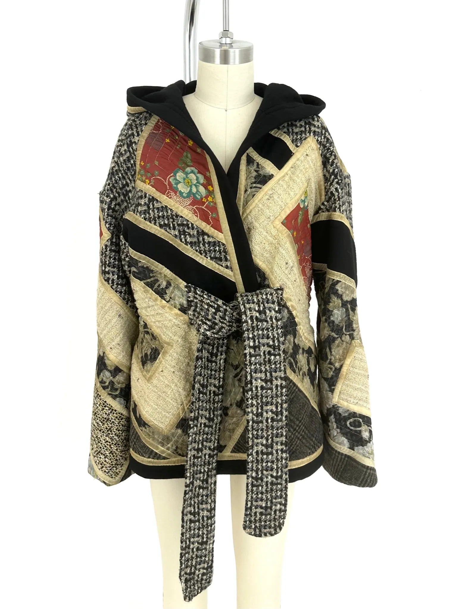 Koos Van Den Akker Patchwork Hooded Jacket*