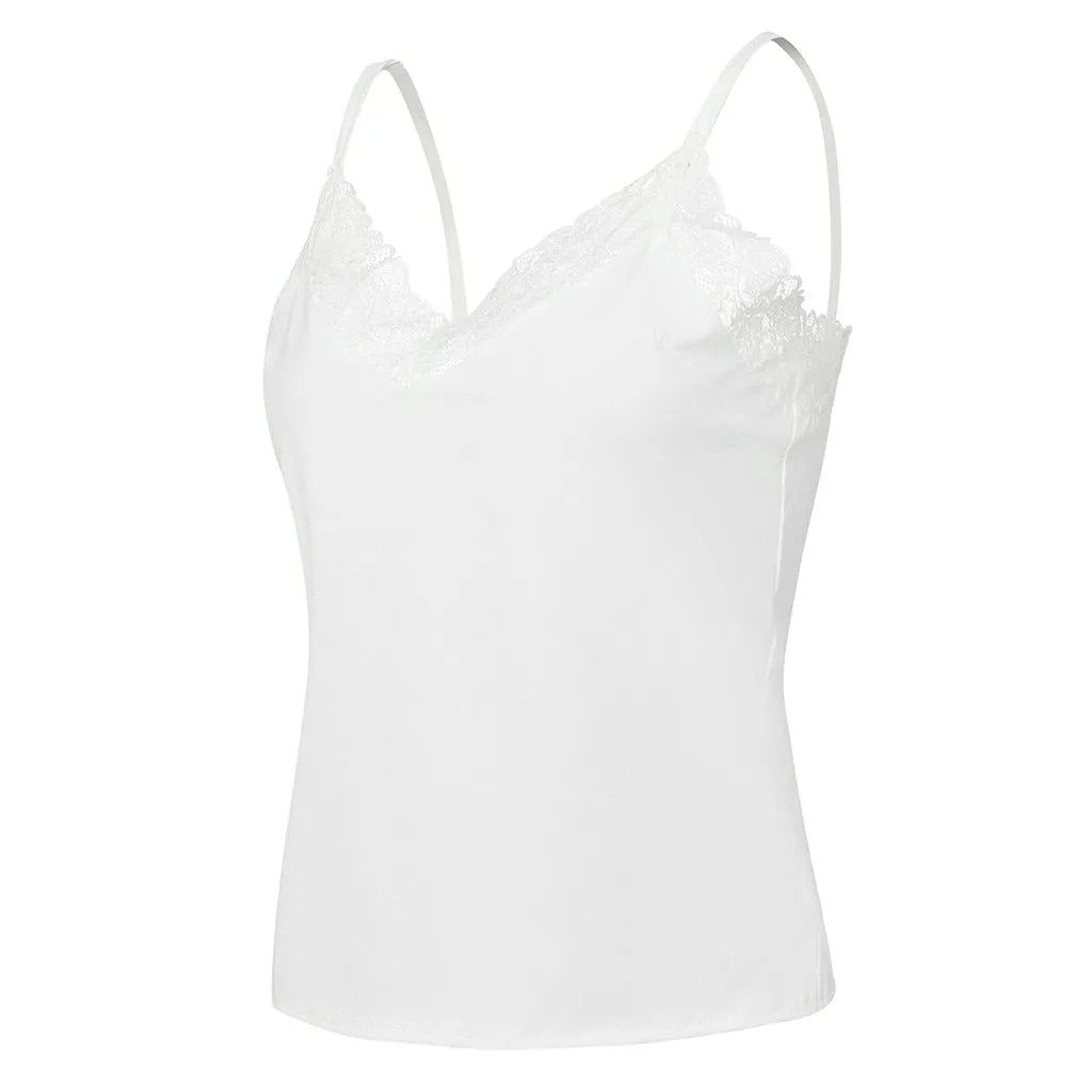 Lace Frosting Tank Top