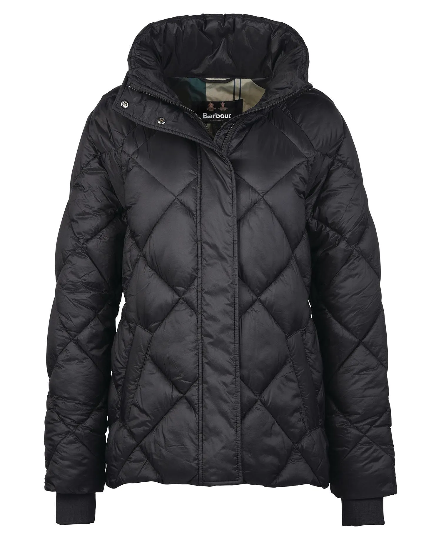 LADIES BARBOUR HOXA QUILTED QUILTED JACKET - BLACK