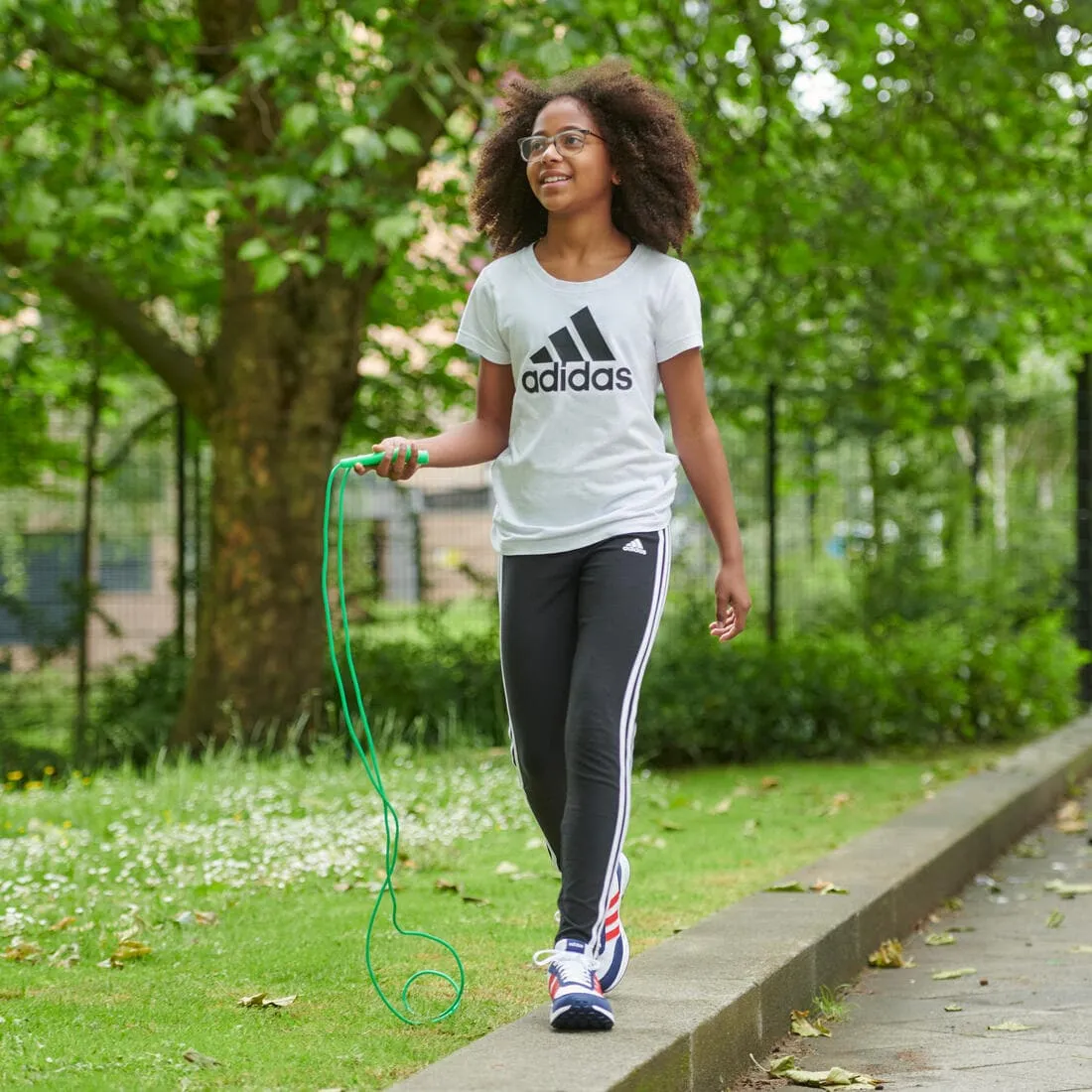 Legging adidas 3 bandes - noir