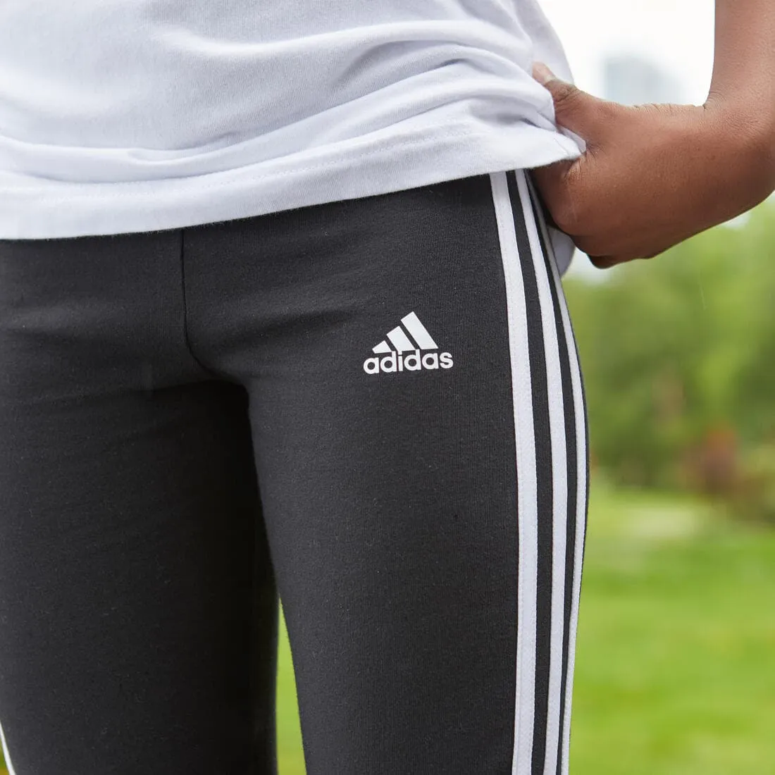 Legging adidas 3 bandes - noir
