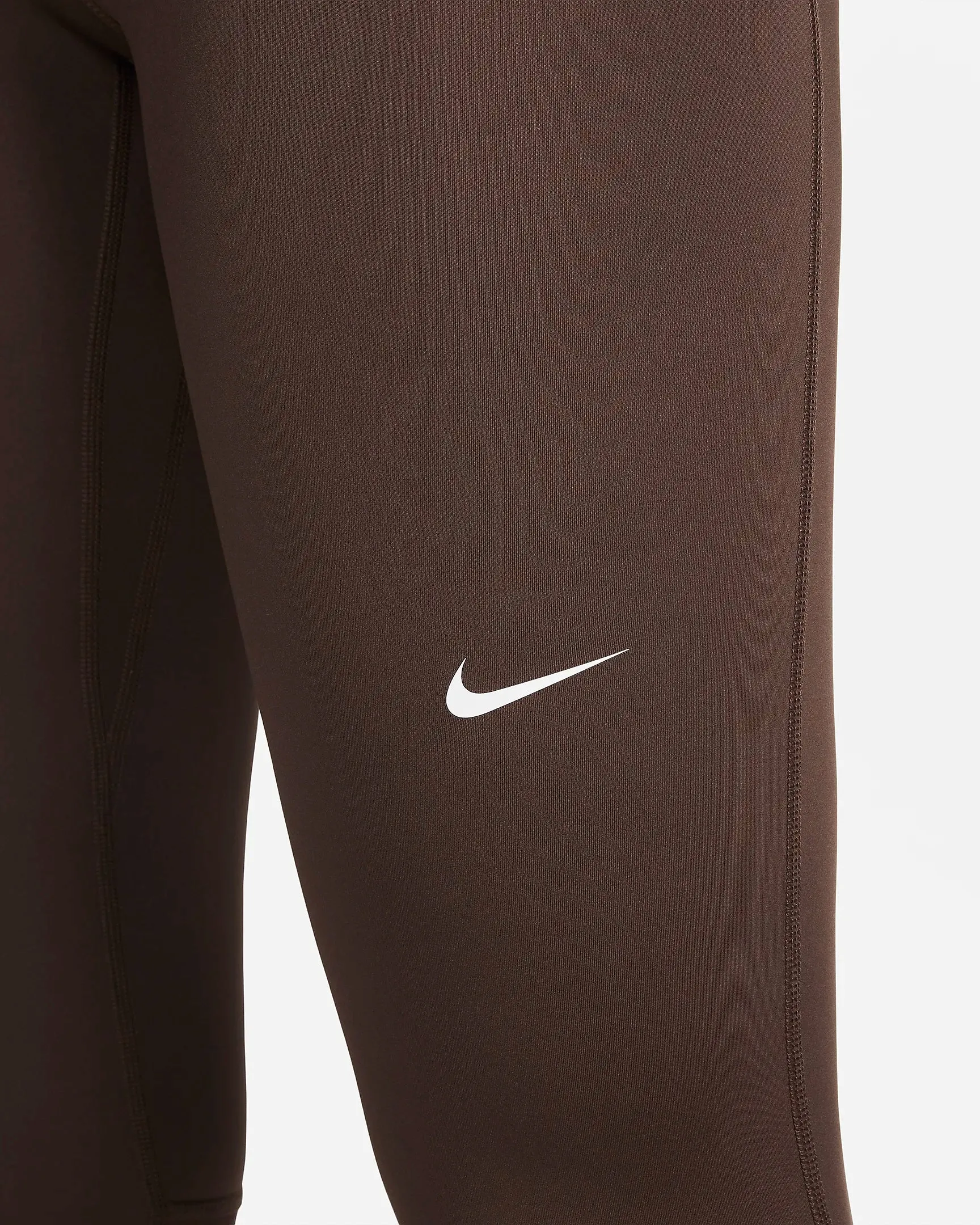 LEGGINGS NIKE PRO PANTA DONNA CROSSFIT WORKOUT YOGA MARRONE