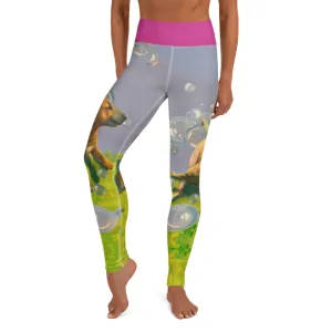 Leggings with Bull Terriers "Bubbles"