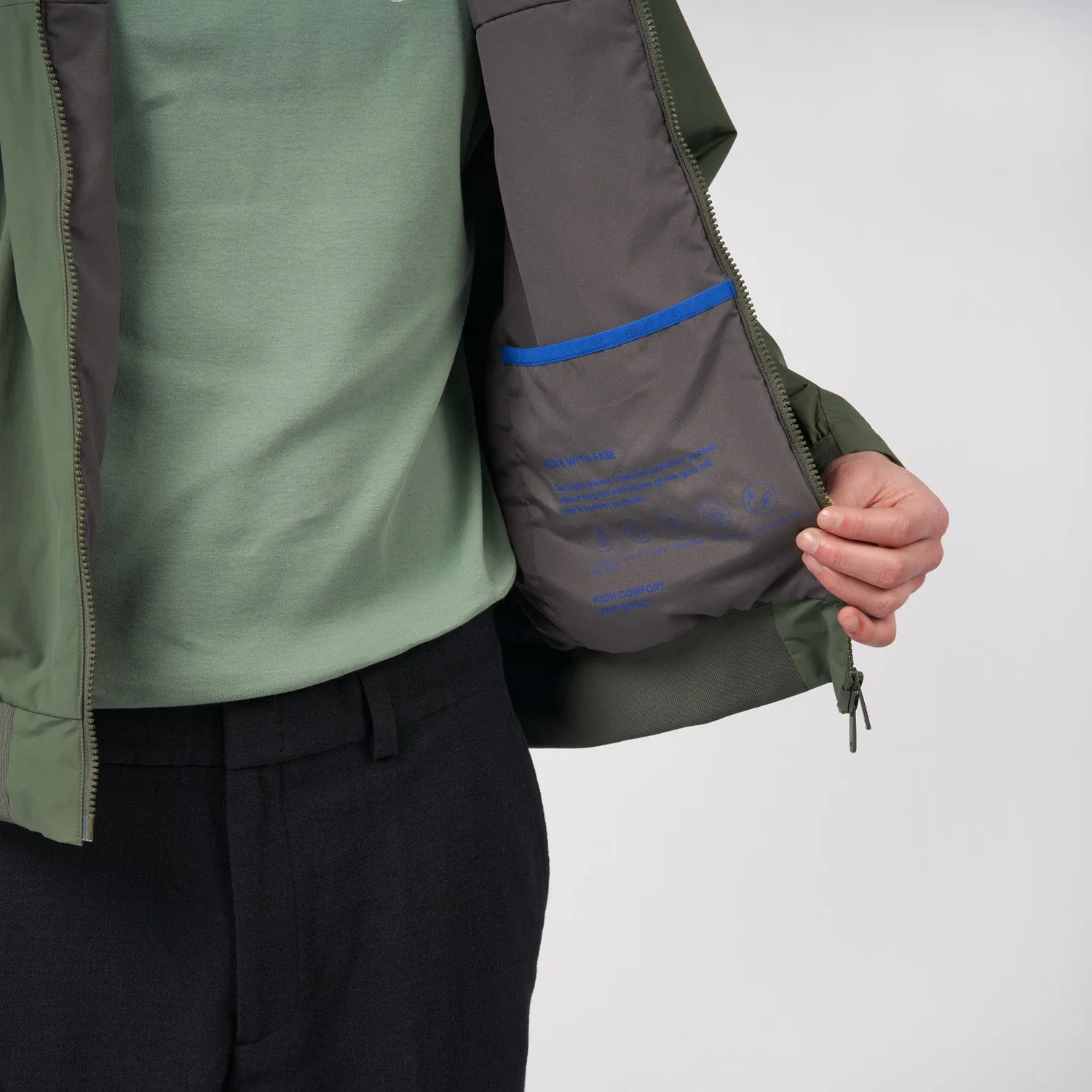 Light Bomber Jacket - Forester Olive (Unisex)
