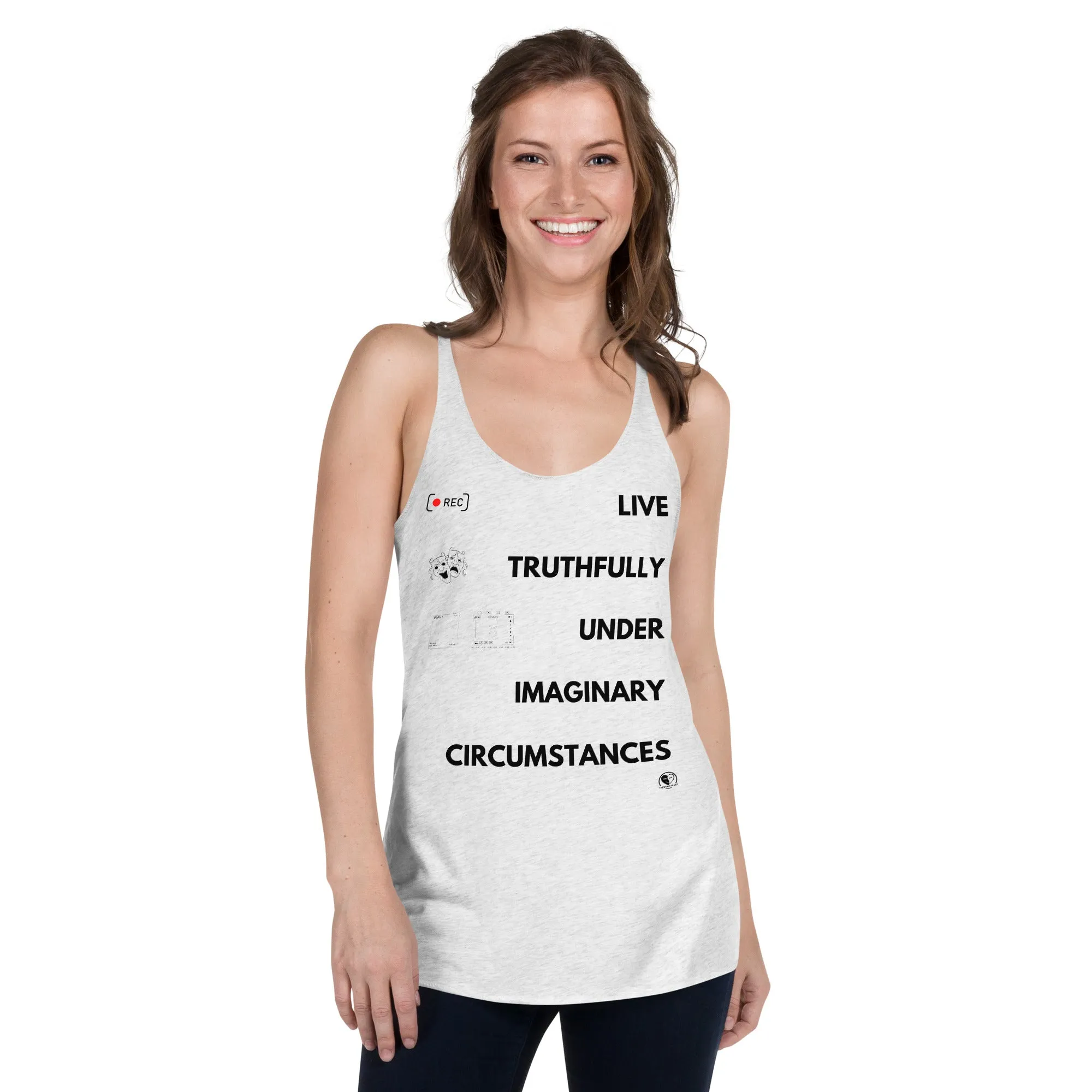 Live Truthfully - Women's Racerback Tank Top