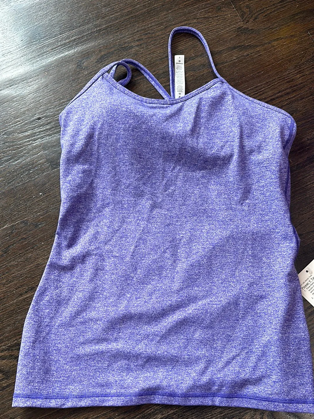 Lululemon Blue 'The POWER Y Tank'