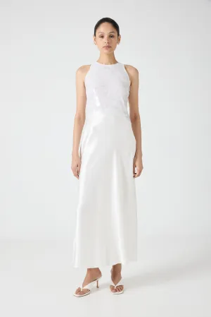 LUMINOUS TANK MAXI DRESS | CREAM