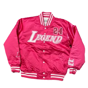 MAMBA THINK PINK SATIN JACKET (PINK)