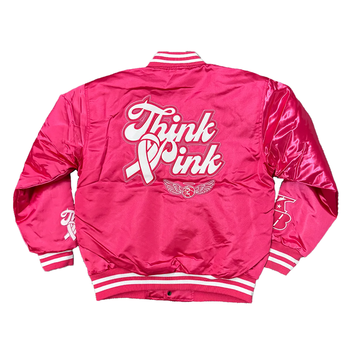 MAMBA THINK PINK SATIN JACKET (PINK)