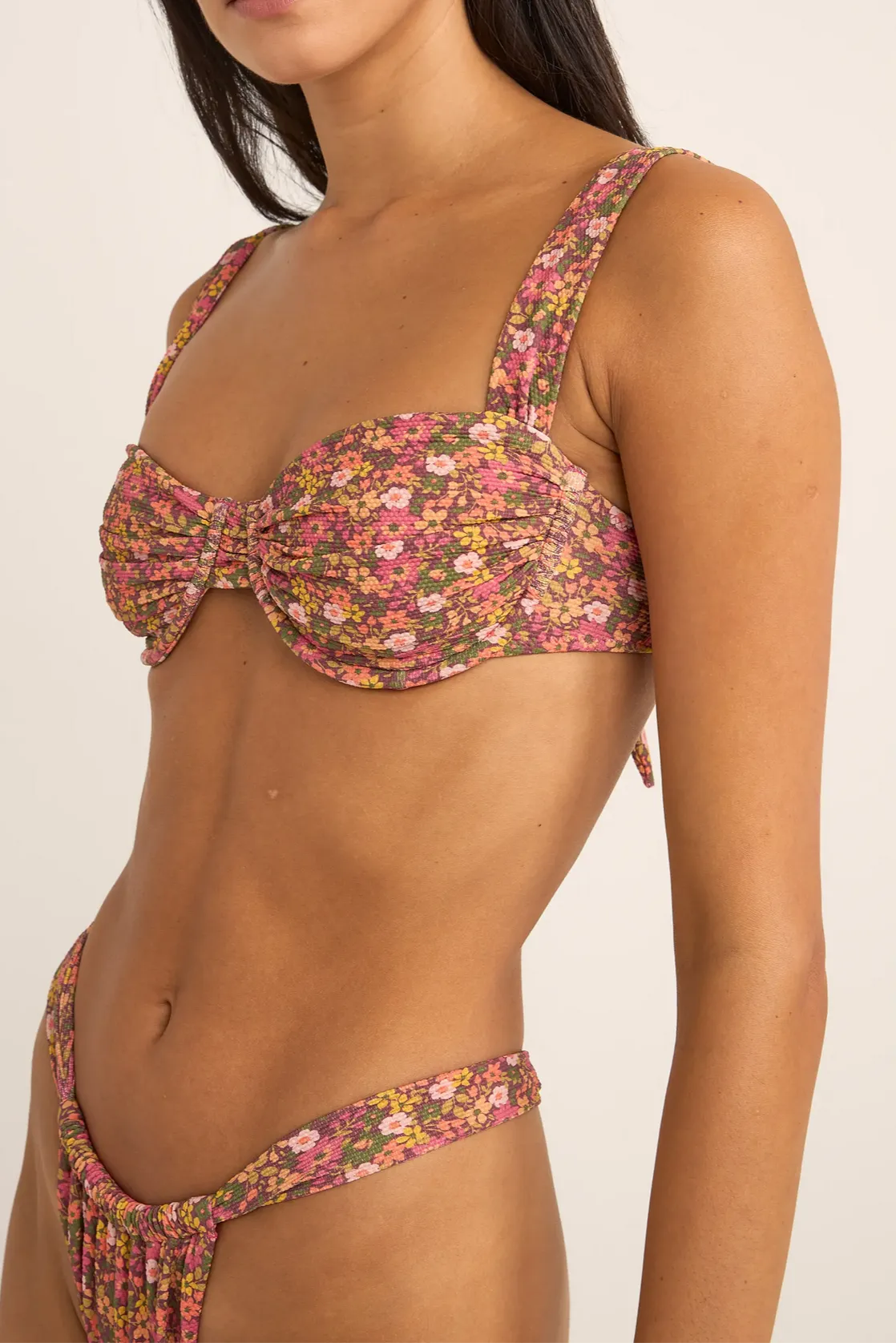 Marie Floral Soft Strap Balconette Top