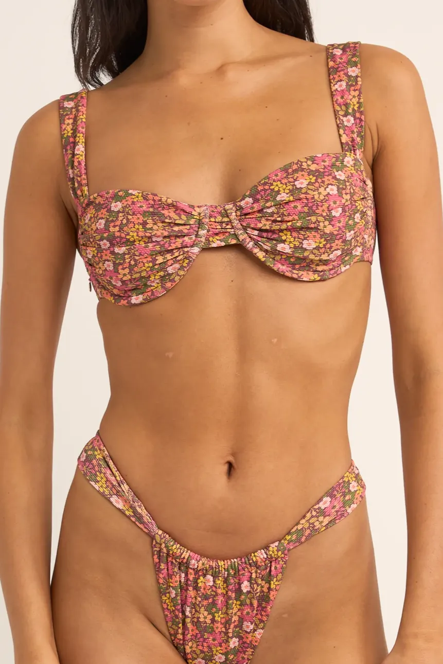 Marie Floral Soft Strap Balconette Top