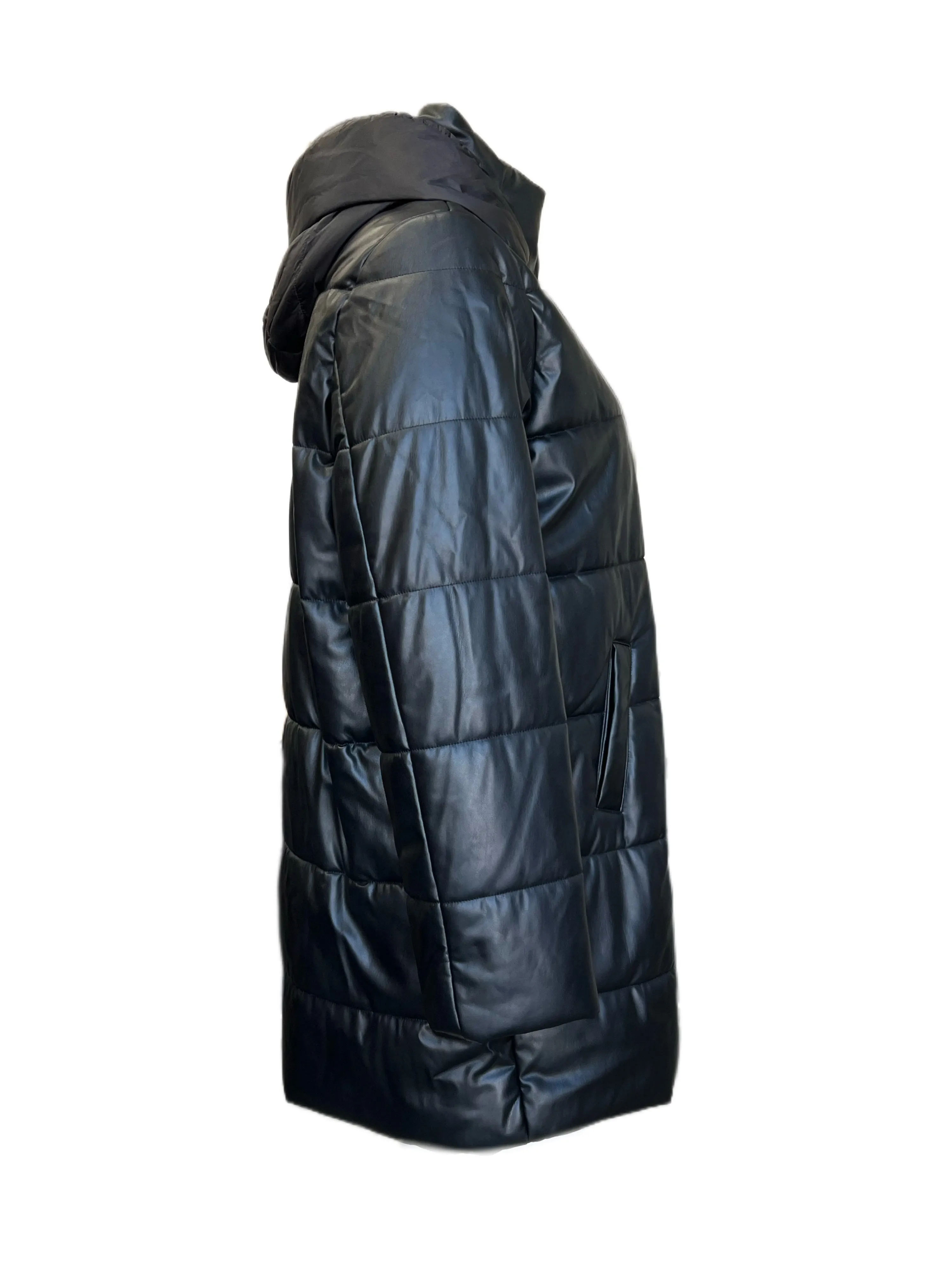 Marina Rinaldi Women's Black Pascal Quilted Jacket NWT